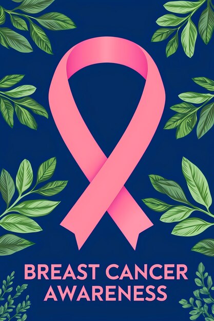 Free Photo digital art style illustration for breast cancer awareness month