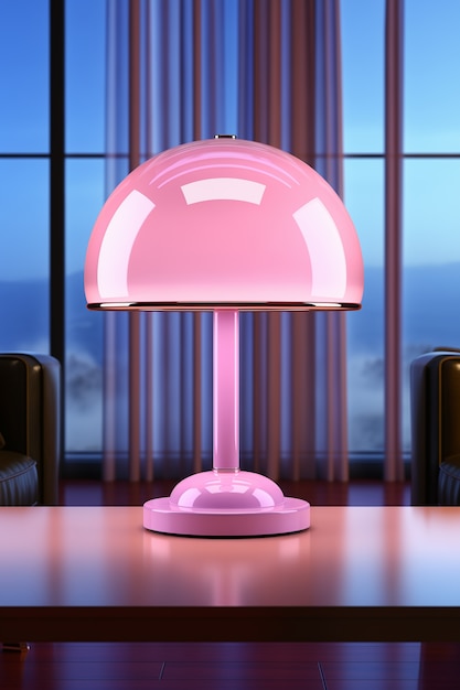 Digital art style light lamp design