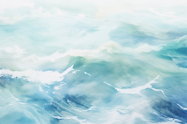 Free Photo digital art style sea landscape