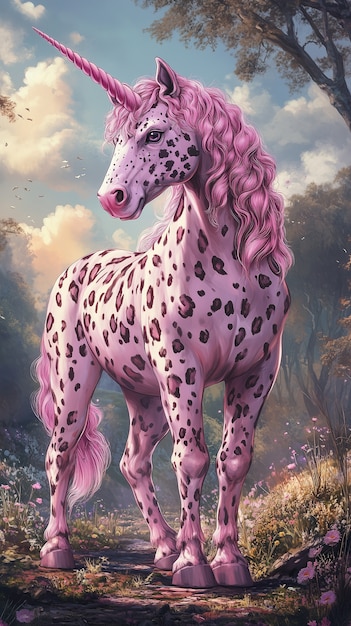 Free photo digital art style view of fantasy unicorn