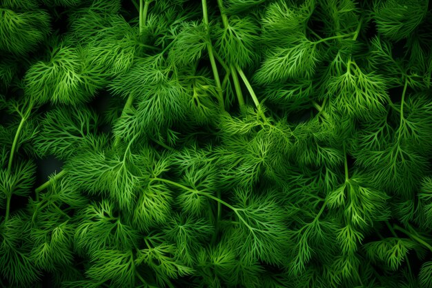 Dill Herb from Above