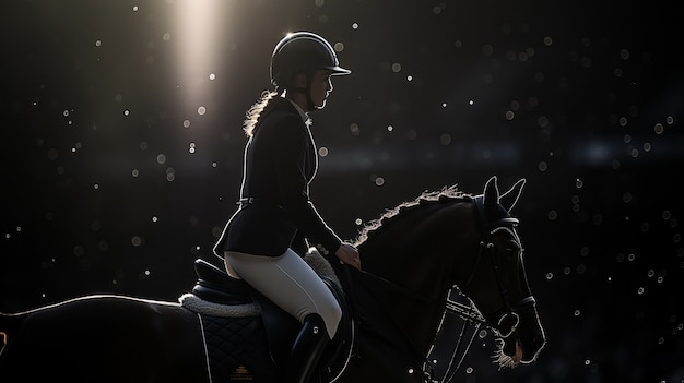 Free photo disabled female athlete competing the official paralympic games