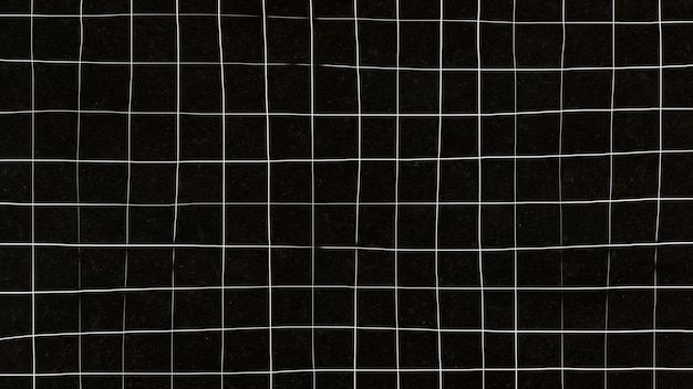 Distorted grid on black wallpaper