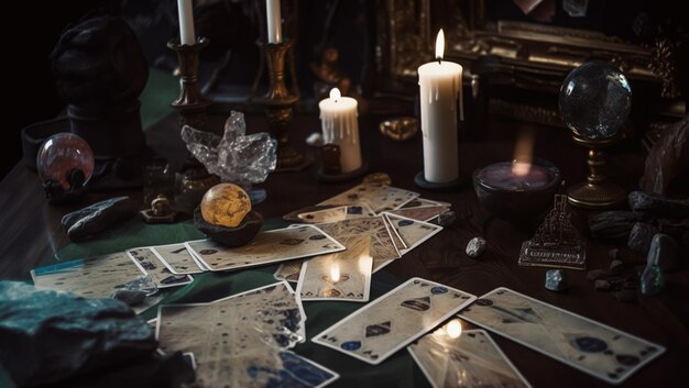 Divination and fortune telling created with Generative AI technology