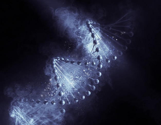 Free photo dna helix