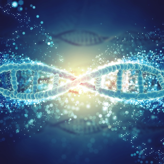 Dna in a microscopic view