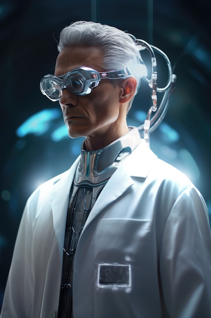 Doctor from the future concept