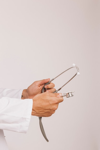 Doctor with his stethoscope