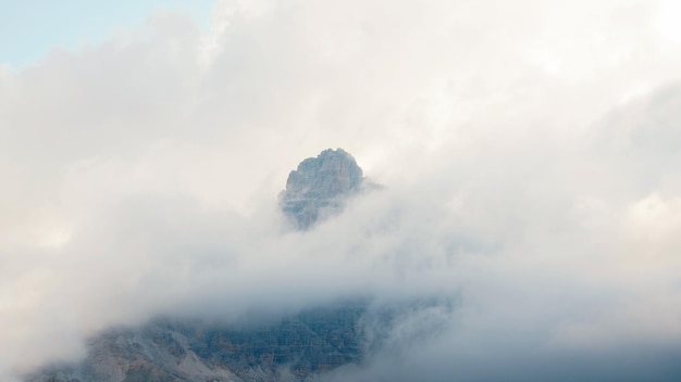 Free photo dolomite alps peaks in italy