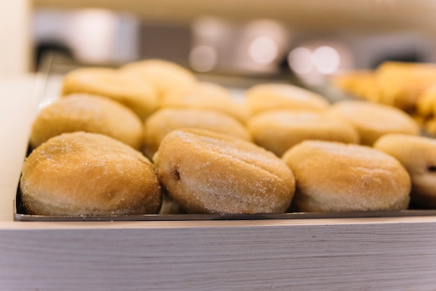 Free photo donut tray