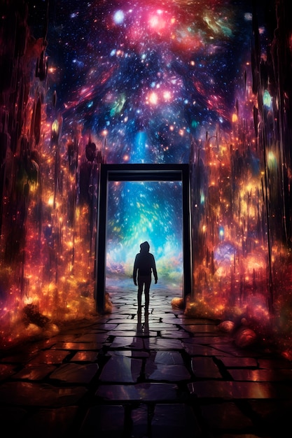 Door leading to magical world