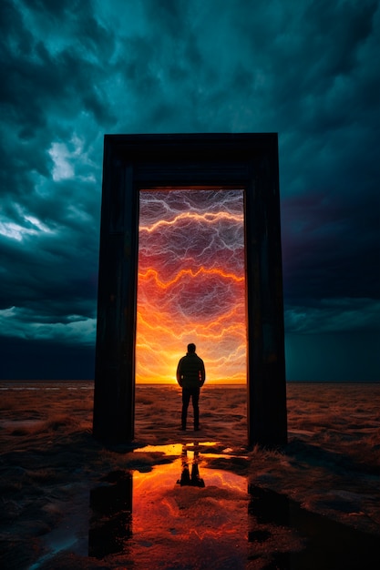 Door leading to magical world