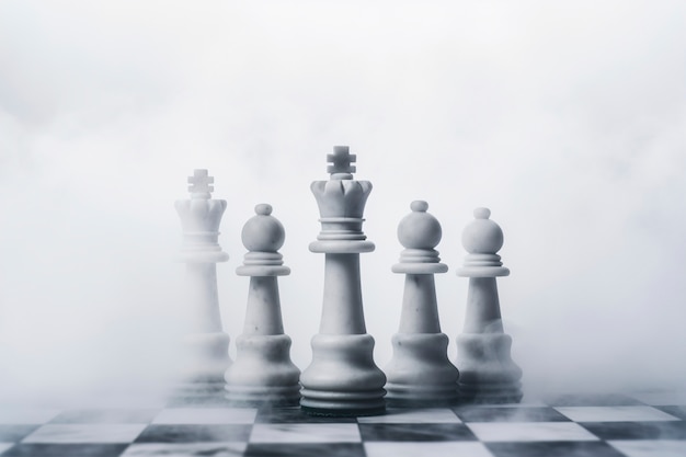 Free Photo dramatic chess piece