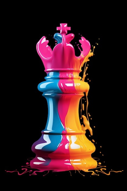 Dramatic chess piece