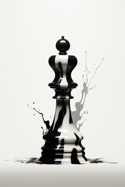 Free Photo dramatic chess piece