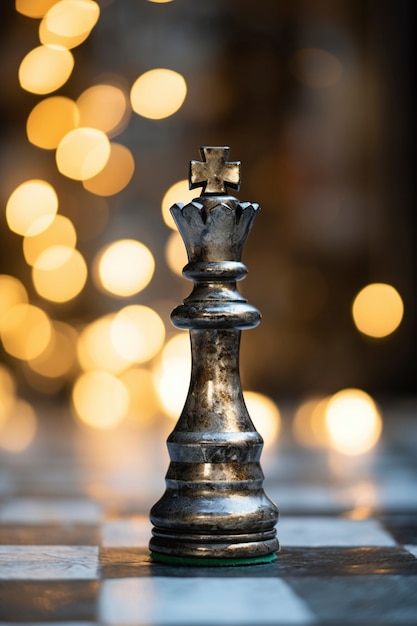 Free Photo dramatic chess piece