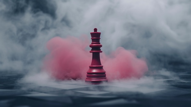 Free Photo dramatic chess piece