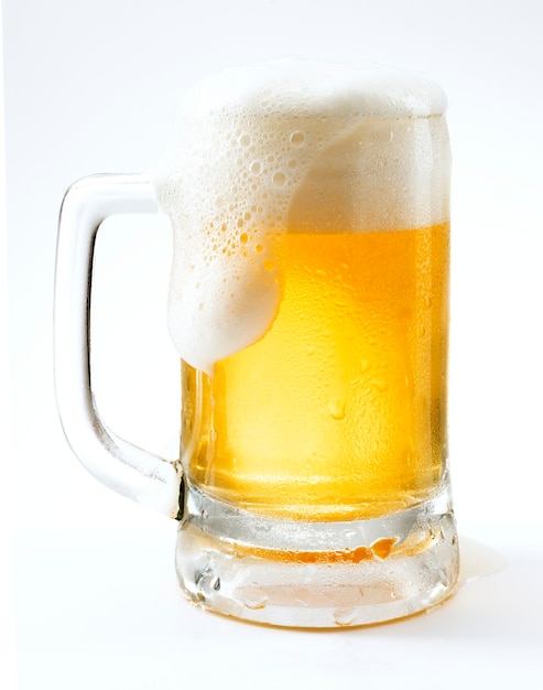 Draught beer png in a mug