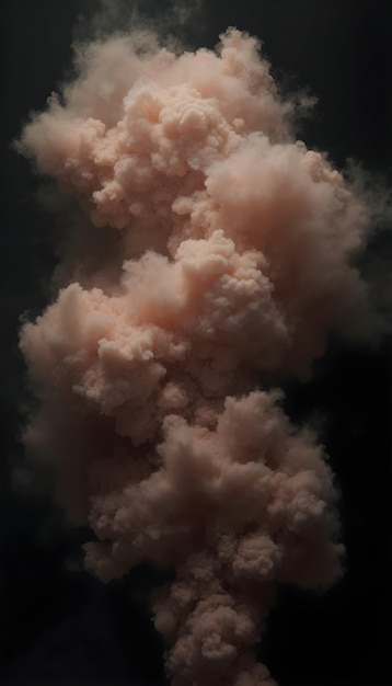 Free photo dreamy and colorful smoke clouds