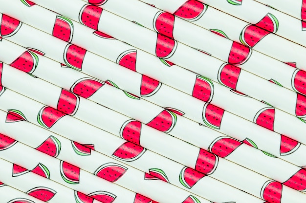 Drinking straw background