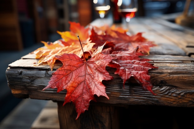 Dry autumn foliage