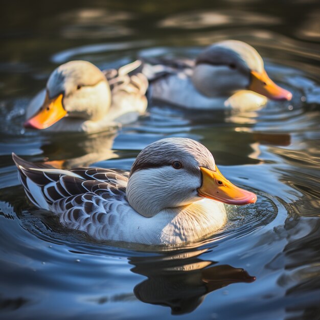 Duck in nature generate image