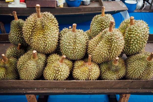 Free Photo durian at market