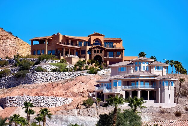 Dwelling houses in Nevada, USA