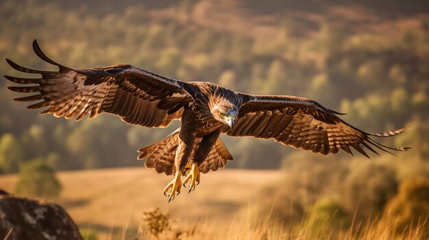 Eagle flying in the sky