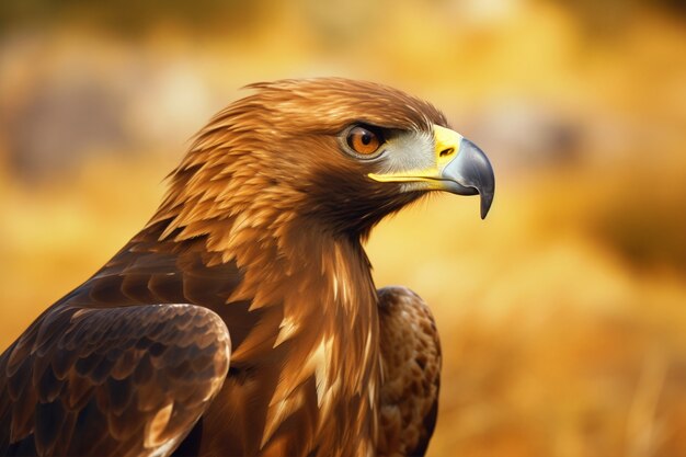 Eagles close up portrait