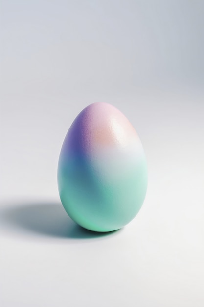 Free photo easter decorative egg in studio