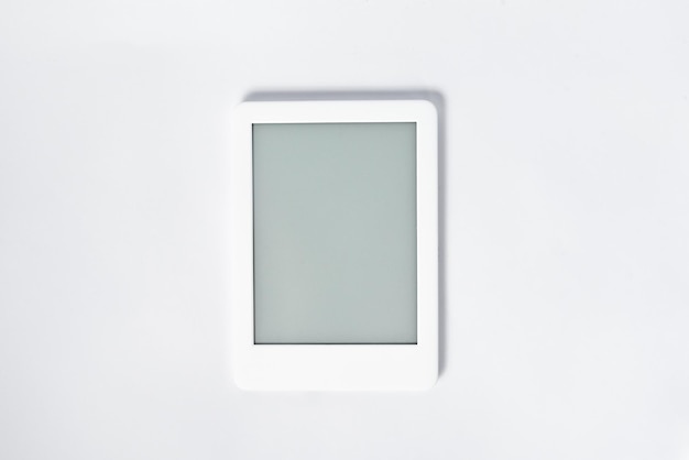 Free photo ebook reader over isolated white background