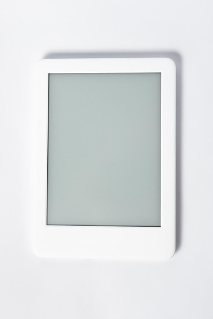 Free photo ebook reader over isolated white background