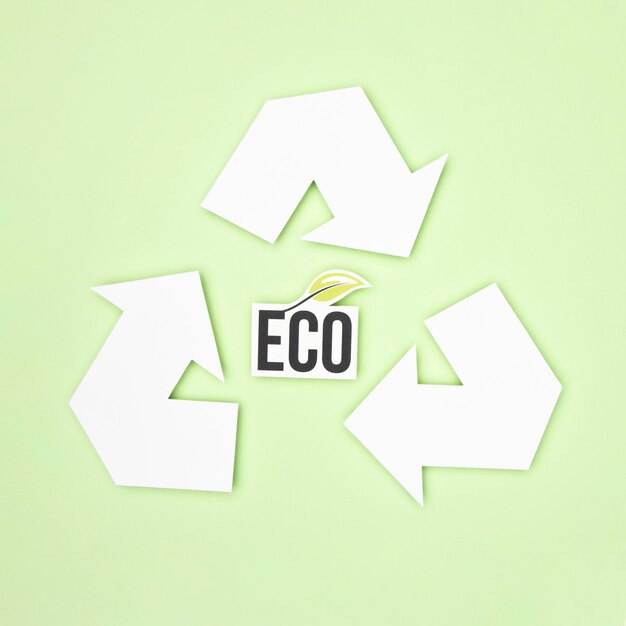 Eco friendly recycling concept