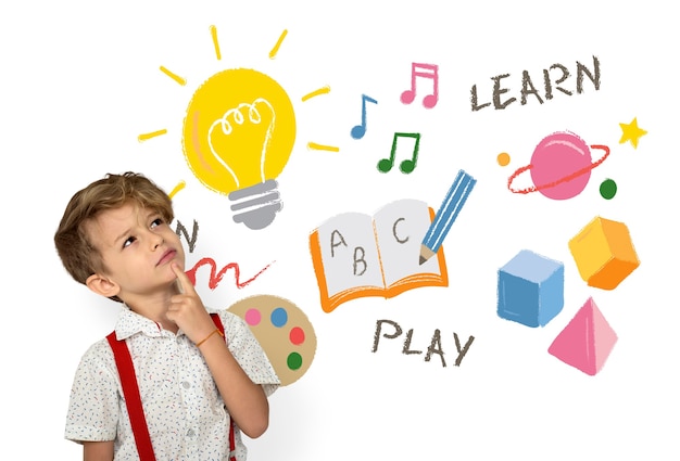 Free photo education study childhood skill word