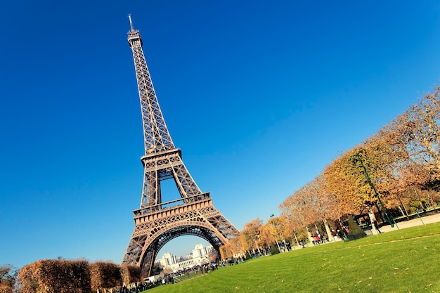 Free Photo eiffel tower in paris with gorgeous colors