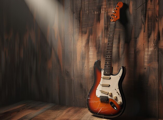 Electric guitar still life