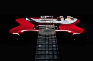 Free photo electric guitar still life