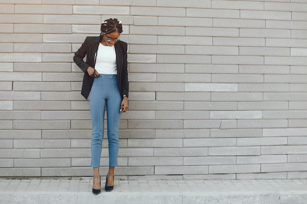 Elegant black girl 