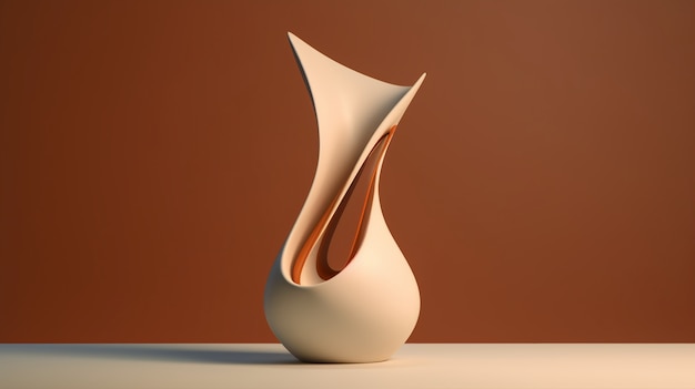 Free photo elegant modern vase design