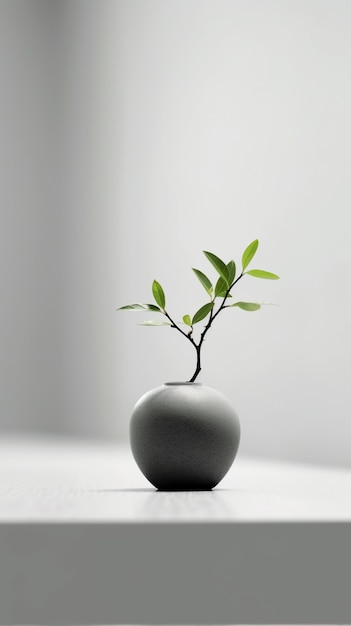 Free Photo elegant modern vase design