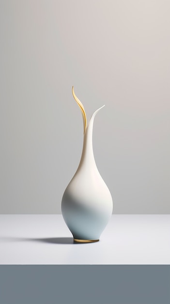 Free photo elegant modern vase design