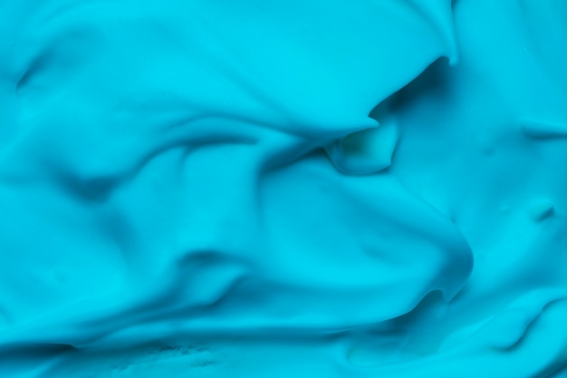 Free Photo elevated view of blue foam texture