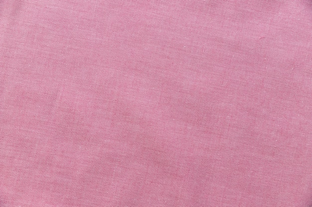 Elevated view of pink textile background