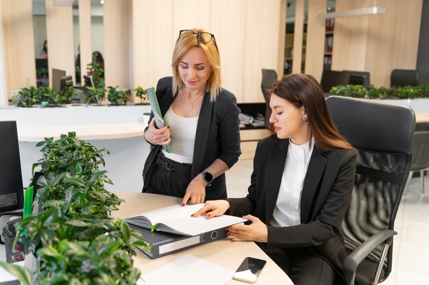 Empowered business women at the office