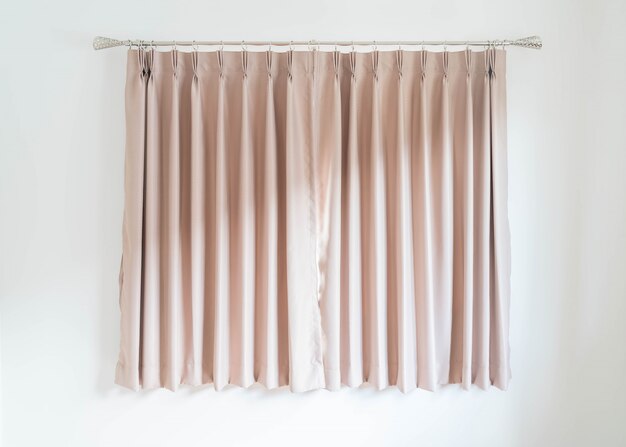 empty curtain interior decoration in living room