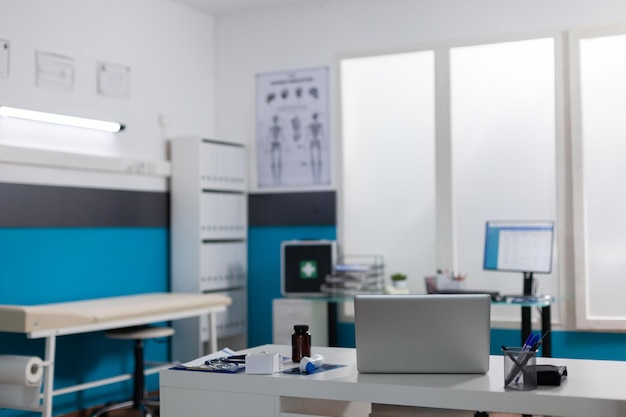 Free Photo empty medical office with equipment and instruments