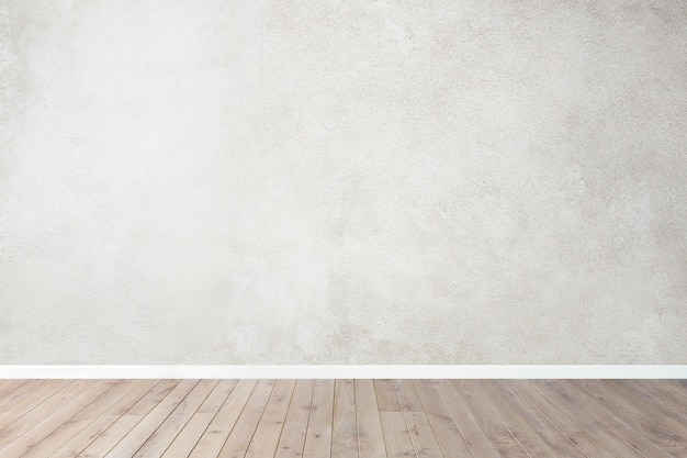 Empty room gray wall room with wooden floor