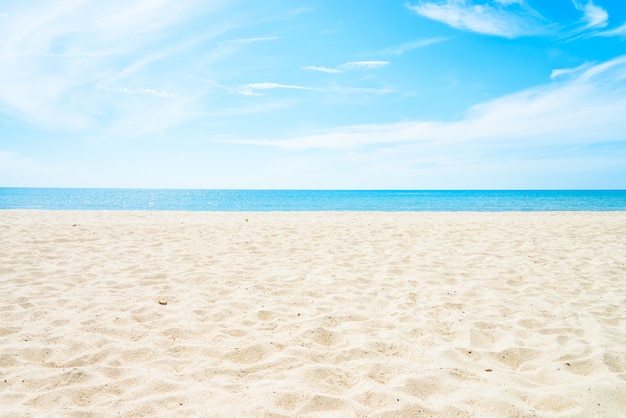 Empty sea and beach background