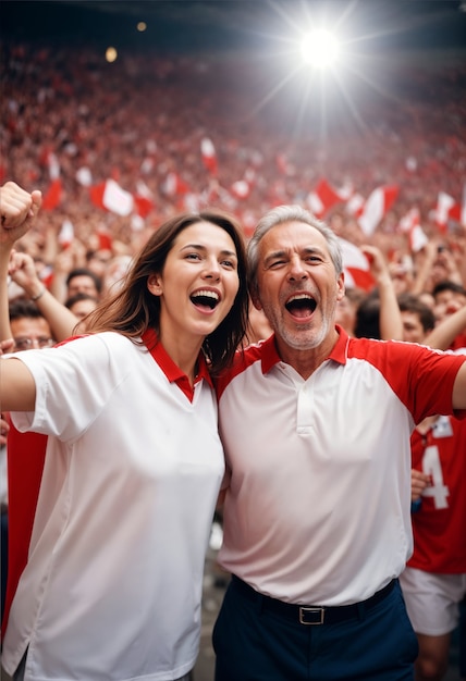 England fans watching the euro cup finale